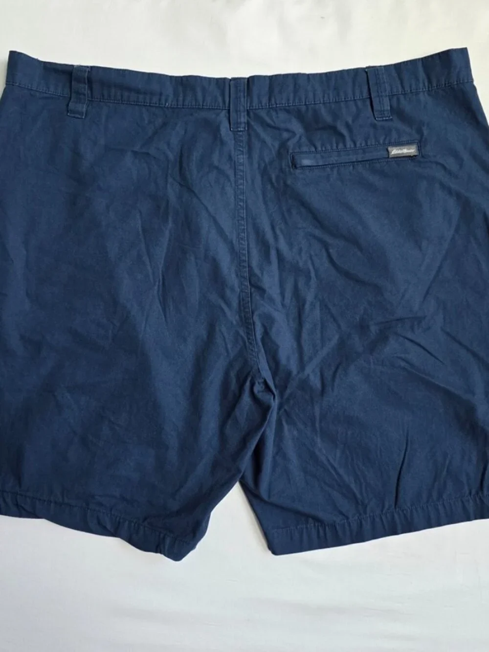 Eddie Bauer Men's Classic Fit Canvas Utility Shorts TWO pairs 42 Blue and Green